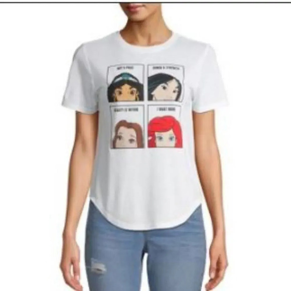 Disney Princess Witty Quotes Junior Tee XL​ - Picture 5 of 5